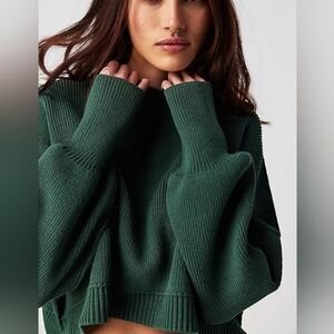 Free People Easy Street Crop Sweater